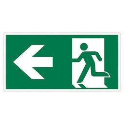 [201095008] Sticker for emergency light left arrow 200x75mm