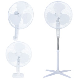 [300000021] 3 in 1 fan (table, wall, stand) 43cm Ø 45W White