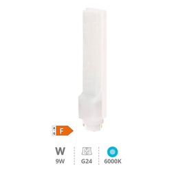 [200630020] Ampoule LED PL 9W G24 180º 6000K