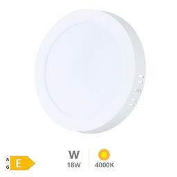 [600505001] Tikan Surface LED rounded downlight 18W 4000K White - Libertina