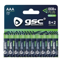 [106000054] GSC EcoPlus alkaline LR03 (AA) Battery 10pcs/pack