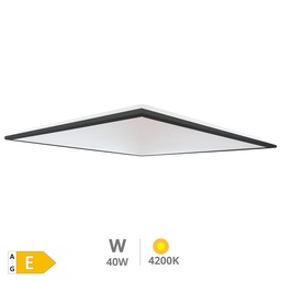 [203400031] Painel encastrável LED Ubari 40 W 4200 K Preto