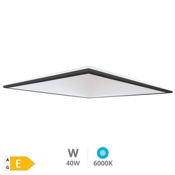 [203400032] Painel encastrável LED Ubari 40 W 6000 K Preto